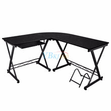 Load image into Gallery viewer, L-shaped Computer Workstation - Modern Home Office