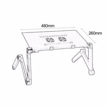 Load image into Gallery viewer, Foldable Laptop Table Stand - Modern Home Office